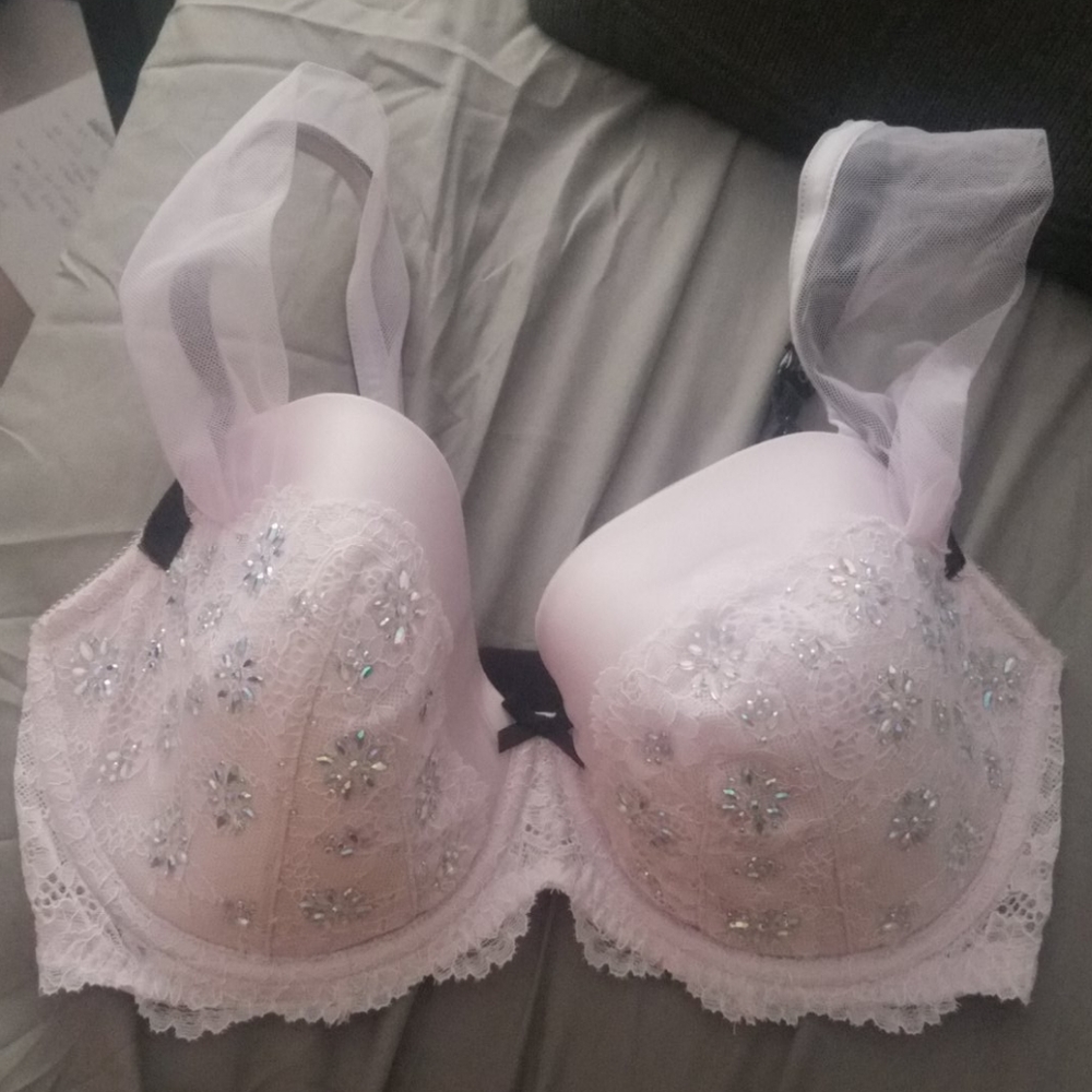 Purple sparkly Victoria's Secret Bra